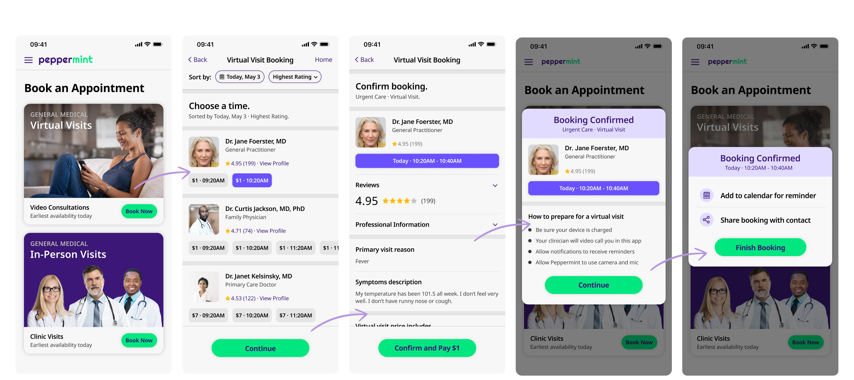 virtual booking