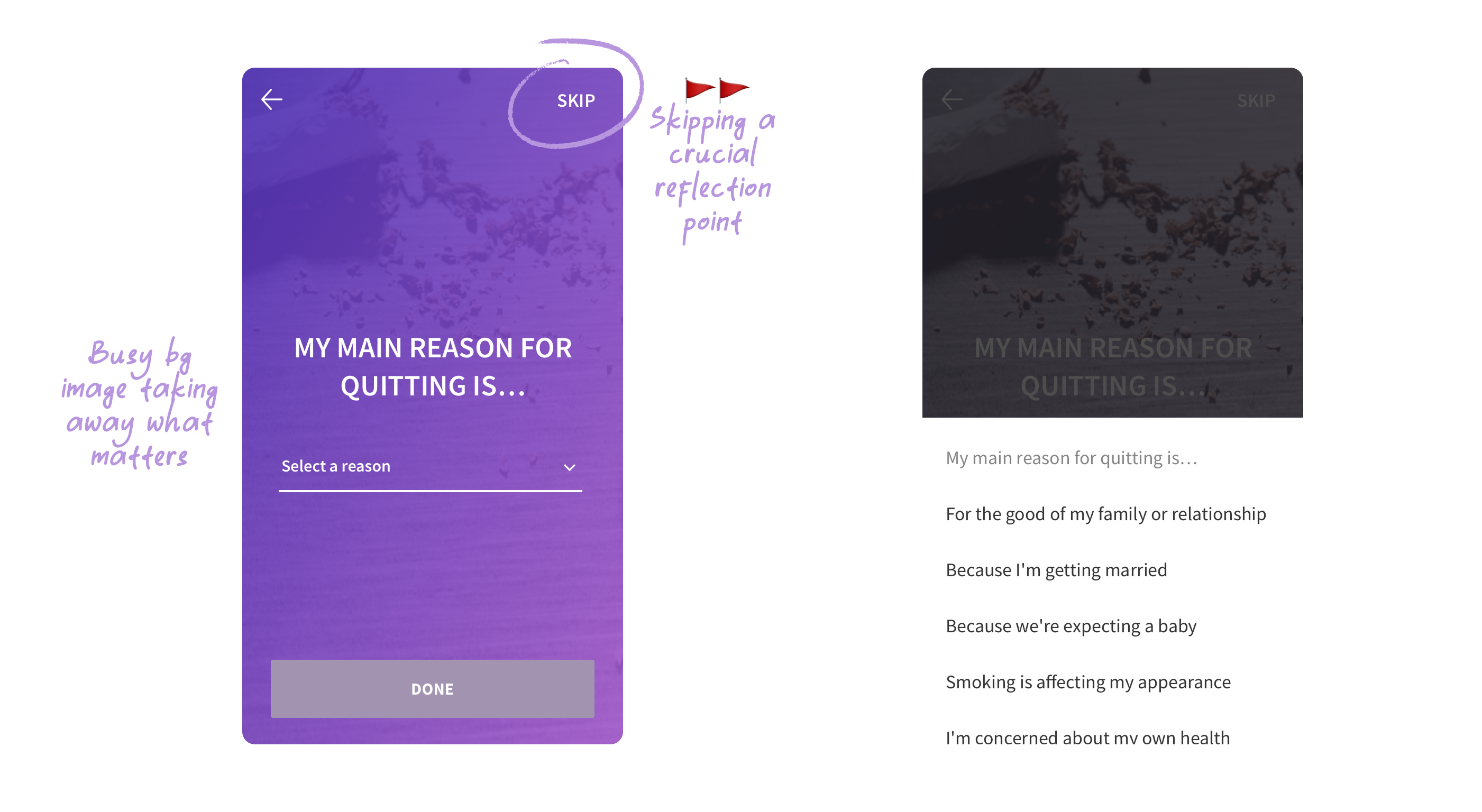 onboarding quitter circle