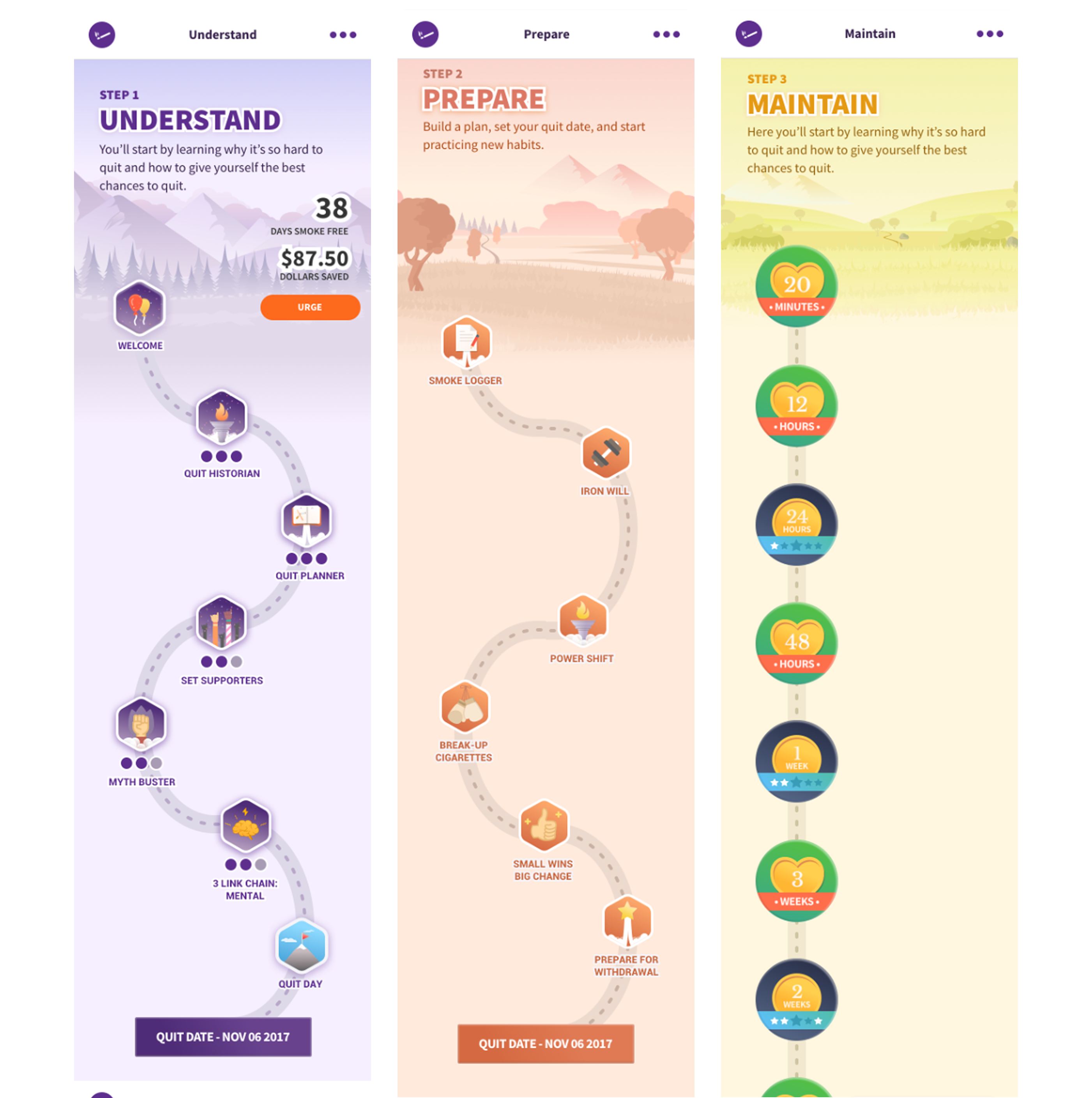 gamified homepage